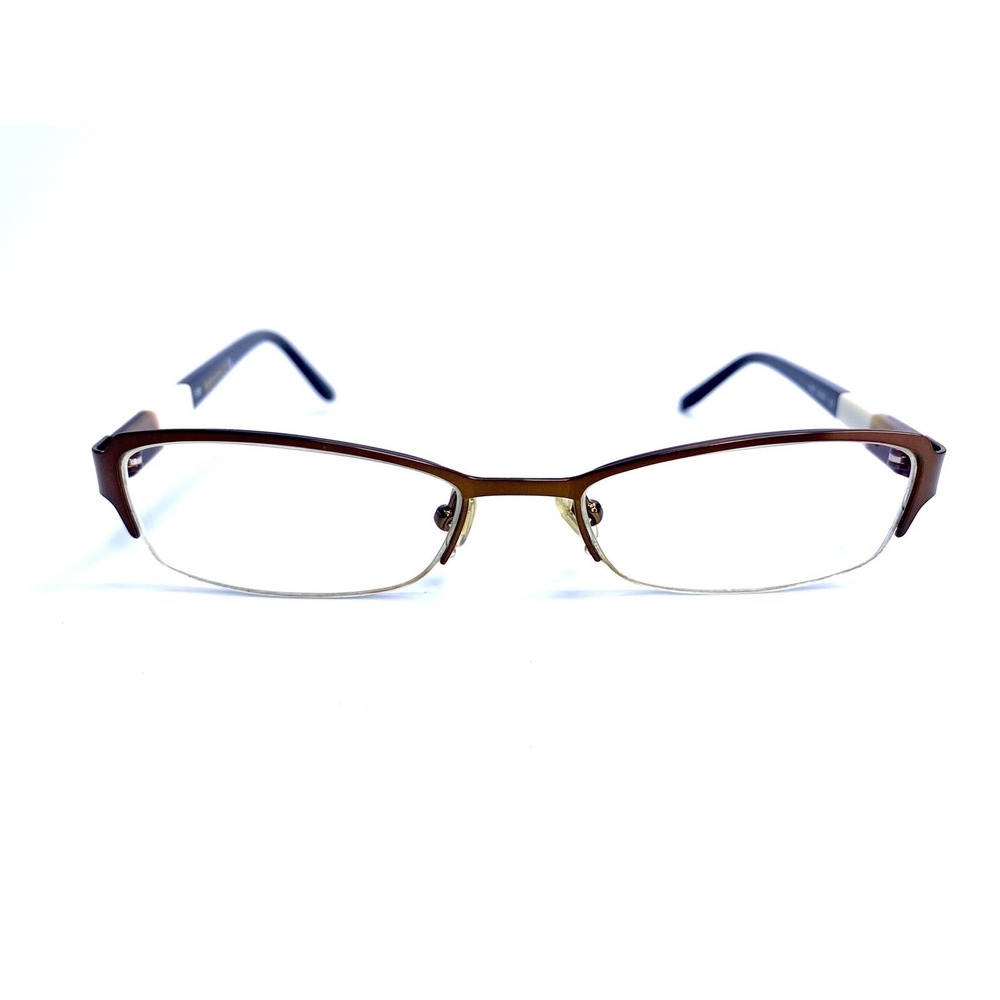 Kate Spade Rectangular Metal Half Rim Brown Eyeglasses Pati 0P40 50 17 135
